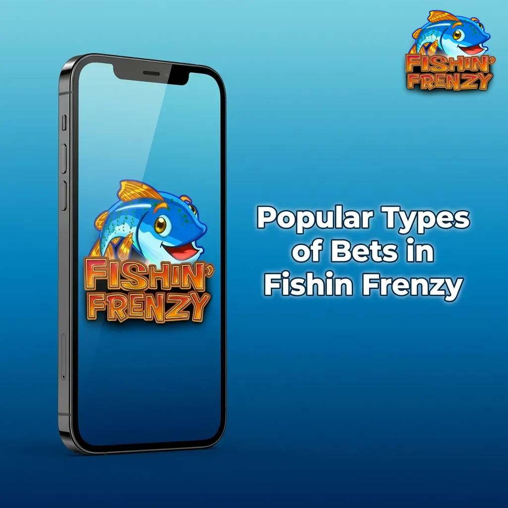 Fishin Frenzy slot game interface showing bet selection options and autoplay settings for various stake levels.